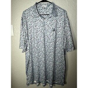 Peter Millar Drink Pattern Golf Polo Shirt Men’s Stretch size XL Boone Valley